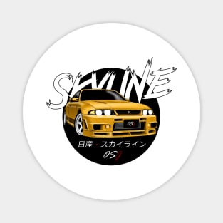 JDM R33 Black Sun Edition Magnet